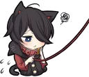 🐱 emoji Black Kitten (2) Telegram sticker 24 of 120
