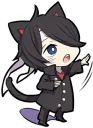 💪 emoji Black Kitten (2) Telegram sticker 9 of 120