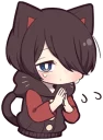 🙏 emoji Black Kitten (4) Telegram sticker 7 of 84