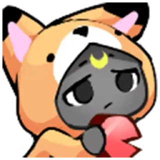 🥺 emoji Foxo Telegram sticker 14 of 66