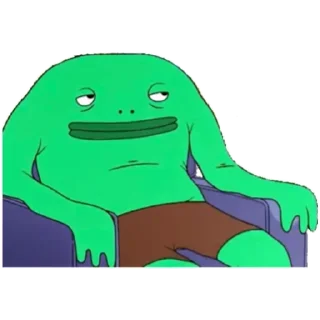 🐸 emoji Smiling Friends Telegram sticker 5 of 67