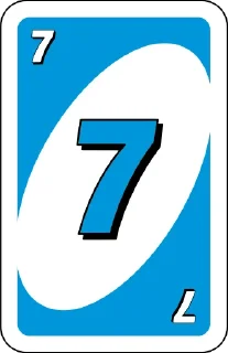 💙 emoji Uno Cards Telegram sticker 8 of 108