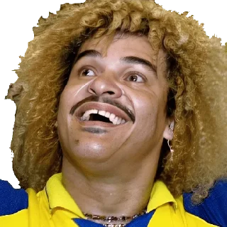 Sticker from Carlos Valderrama