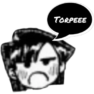 🤨 emoji Komi-San Telegram sticker 17 of 30
