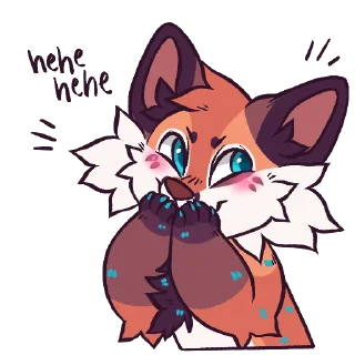 🤭 emoji Wilde Fox Telegram sticker 15 of 80