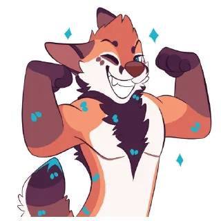 💪 emoji Wilde Fox 4 Telegram sticker 17 of 71