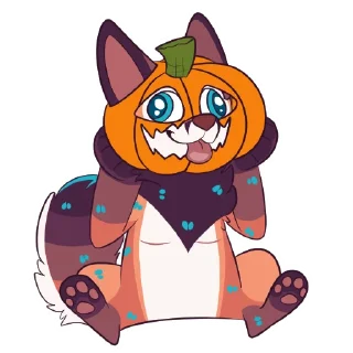 🎃 emoji Wilde Fox Seasonal 1 Telegram sticker 17 of 51