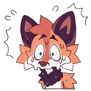 😯 emoji Wilde Fox Telegram sticker 18 of 80