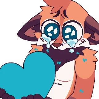 🩵 emoji Wilde Fox Telegram sticker 11 of 80