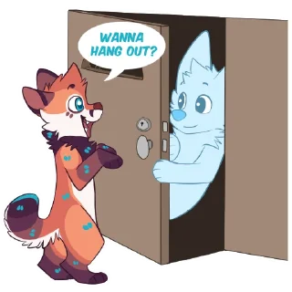 ❔ emoji Wilde Fox 3 Telegram sticker 10 of 109