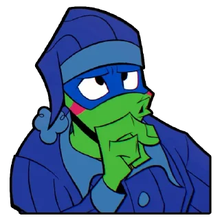 🤔 emoji Rise of the TMNT Telegram sticker 8 of 27