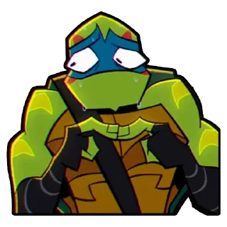😳 emoji Rise of the TMNT Telegram sticker 10 of 27