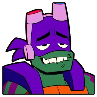 😌 emoji Rise of the TMNT Telegram sticker 16 of 27