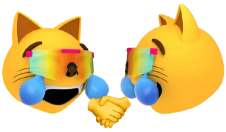 🤝 emoji Mog Coin Telegram sticker 16 of 120
