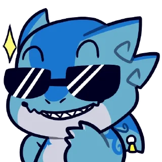 😎 emoji Cirrus Telegram sticker 13 of 120
