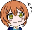 😊 emoji Ohayo face~~~ @Denki Telegram sticker 7 of 84