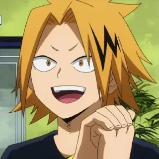Sticker from Denki Kaminari @MyHeroAcademia_Fans
