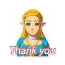 🙏 emoji The Legend of Zelda: Breath of the Wild Telegram sticker 22 of 24