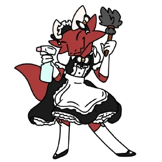 👗 emoji Phenax the Kobold Telegram sticker 14 of 31