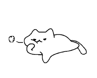 😪 emoji Pocky Cat • @xxyuji Telegram sticker 18 of 24