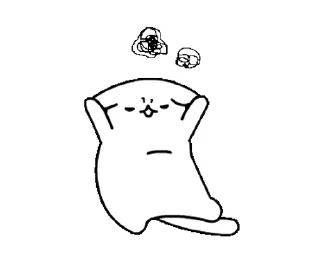😖 emoji Pocky Cat • @xxyuji Telegram sticker 9 of 24