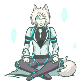 🧘‍♀ emoji Desired: Silver Scourge Telegram sticker 15 of 49