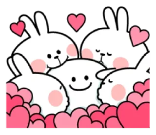 😘 emoji Rabbit Telegram sticker 7 of 26