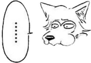 Sticker from Beastars