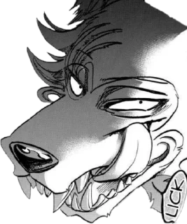 😋 emoji Beastars Telegram sticker 16 of 36