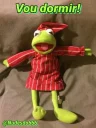 😴 emoji Kermit, the frog 3 🐸 Telegram sticker 18 of 120