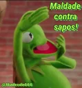 😱 emoji Kermit, the frog 3 🐸 Telegram sticker 17 of 120
