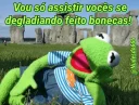 👀 emoji Kermit, the frog 2 🐸 Telegram sticker 8 of 120