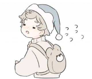 🧸 emoji a boy with his bear @darkestlace Telegram sticker 13 of 40
