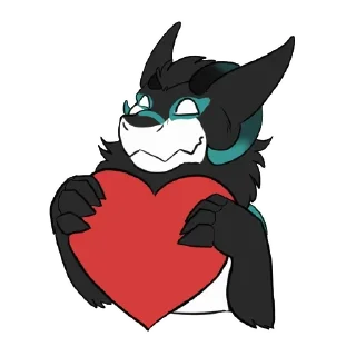 ❤ emoji 'Kota Telegram sticker 6 of 69