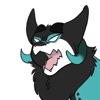 😡 emoji 'Kota Telegram sticker 13 of 69