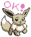 👍 emoji Pokemon Pixel Telegram sticker 2 of 24