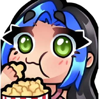 🍿 emoji Valentina 𝐁𝐲 [ @StarLilPeep ] Telegram sticker 7 of 42