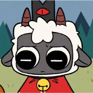 Sticker from Cult_of_the_lamb no context