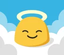 😇 emoji Hangouts Stickers Telegram sticker 20 of 49