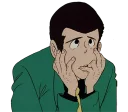 😢 emoji Lupin III Telegram sticker 21 of 22