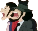 😱 emoji Lupin III Telegram sticker 2 of 22