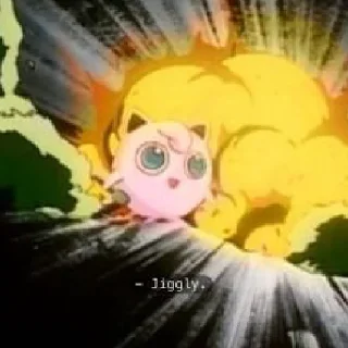 💥 emoji Sawako as Jigglypuff Telegram sticker 20 of 29