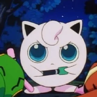 🌿 emoji Sawako as Jigglypuff Telegram sticker 24 of 29