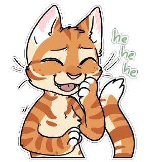 😄 emoji Orange Cat by maimface Telegram sticker 16 of 65