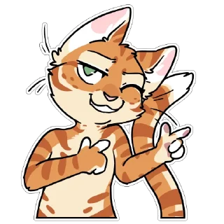👉 emoji Orange Cat by maimface Telegram sticker 17 of 65