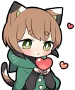 💚 emoji Tortoiseshell Kitten (2) Telegram sticker 14 of 120