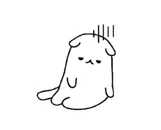☹️ emoji Pocky Cat • @xxyuji Telegram sticker 15 of 24