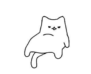 🙂 emoji Pocky Cat • @xxyuji Telegram sticker 7 of 24