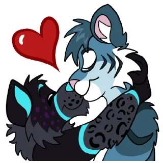 💋 emoji Taiga Tiger Telegram sticker 21 of 68
