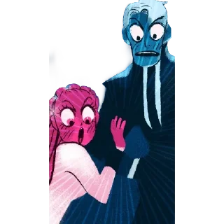 😧 emoji Lore Olympus Telegram sticker 24 of 120